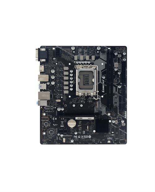 Biostar H610MH D5 - Intel - LGA 1700 - Intel® Celeron® - Intel® Core i3 - Intel Core i3 12th Gen - Intel® Core i5 - Intel Core i5... - DDR5-SDRAM - 96 GB - DIMM (H610MH D5)