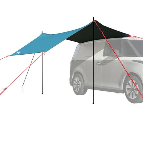 Wasserdichte Autotent in Blau für Camping