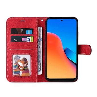 Coque à Clapet (Bookstyle) Pour Xiaomi Redmi 12C - Rouge - Marque MTB More Energy