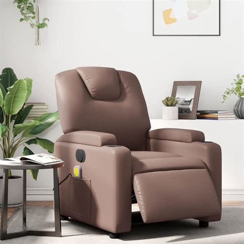 Non Communiqué Marron Vidaxl Fauteuil De Massage, Relaxation Électrique Similicuir