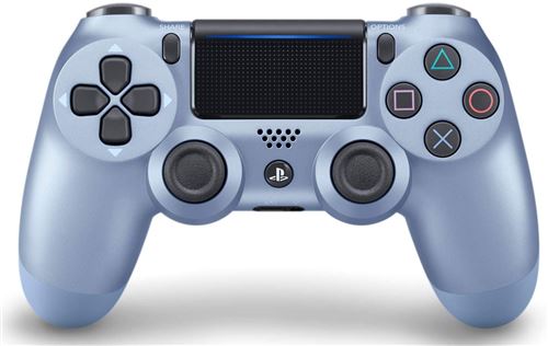 Manette sans fil Sony DualShock 4 Bleu Titane pour PlayStation 4