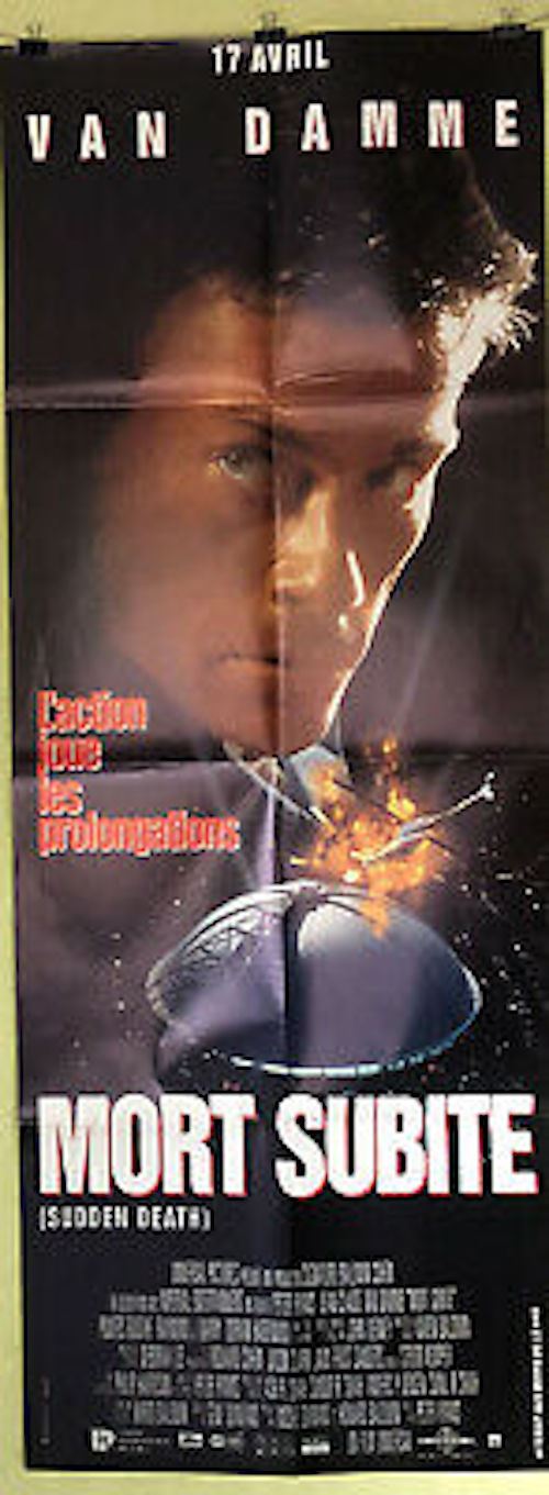 Affiche de Cinéma Originale - Mort Subite - Van Damme - 60x160cm