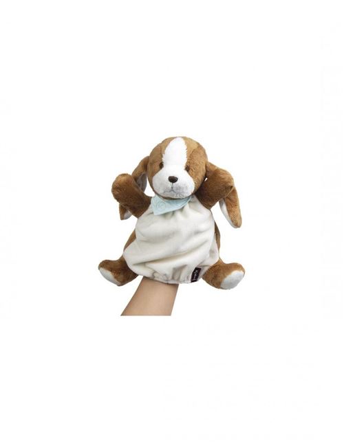 Doudou marionnette Tiramisu les amis chien