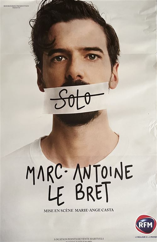Affiche - Marc-Antoine LE BRET - Solo - 80x120cm