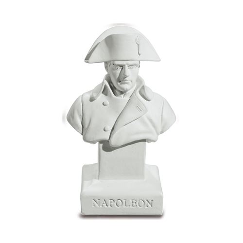 IMPEXIT - Buste Napoleon Manteau Coloris 7,5/5/3 cm (Blanc)