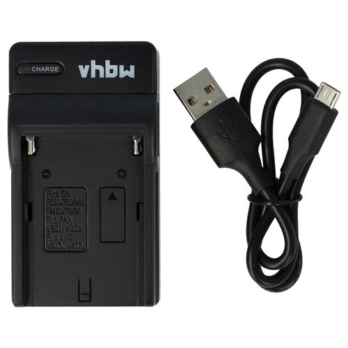 vhbw Chargeur compatible avec Sony MiniDV CCD-TRV615, CCD-TRV58, CCD-TRV57, CCD-TRV517 caméra caméscope action-cam + témoin de charge 8,4 V