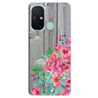 HAOYE Cover per Xiaomi Redmi 12C / Redmi 11A con Girevole Anello, Custodia con Copertura della Fotocamera Scorrevole, Silicone TPU e PC Protettiva