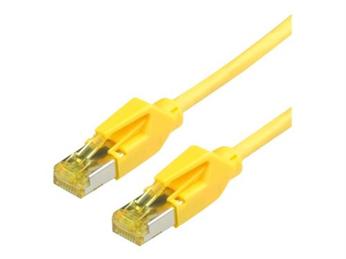 DRAKA UC900 - Cordon de raccordement - RJ-45 (M) pour RJ-45 (M) - 3 m - SFTP, PiMF - CAT 6a - sans halogène - jaune