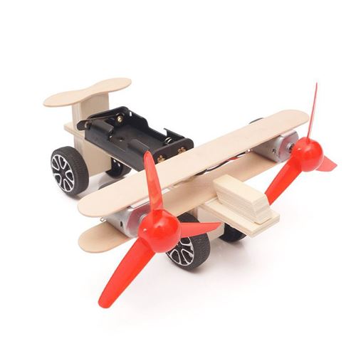 Avion de couleur Puzzle 3D en bois pour enfants et adultes, Kits