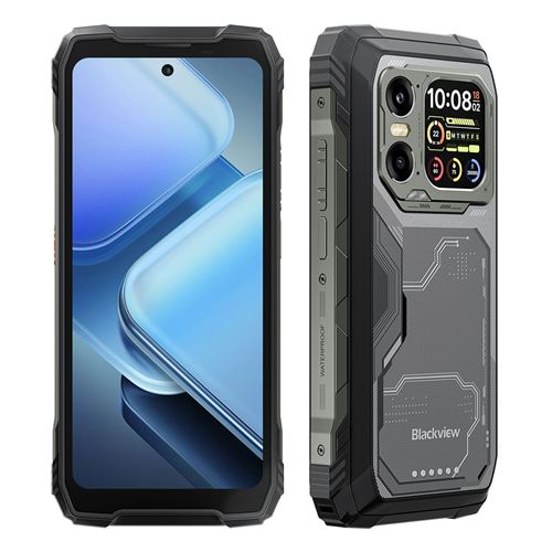 Smartphone Blackview XPLORE 1 - 6.78 , 12Go 256Go, 20000mAh,64MP+50MP,Empreinte digitale,NFC,Dual SIM 5G Téléphone Portable -640g-Noir