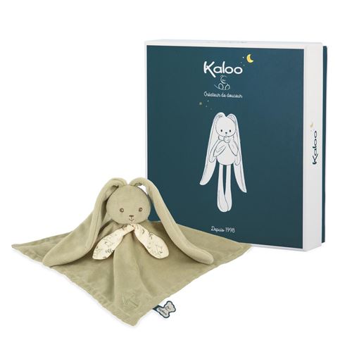 Non Communiqué Multicolore Doudou Lapinoo Vert 30 Cm