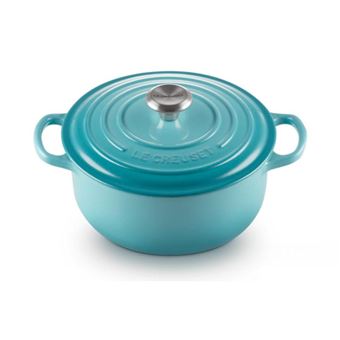 Le Creuset Tradition Cocotte en Fonte de 10 cm Bouton Métal Cerise