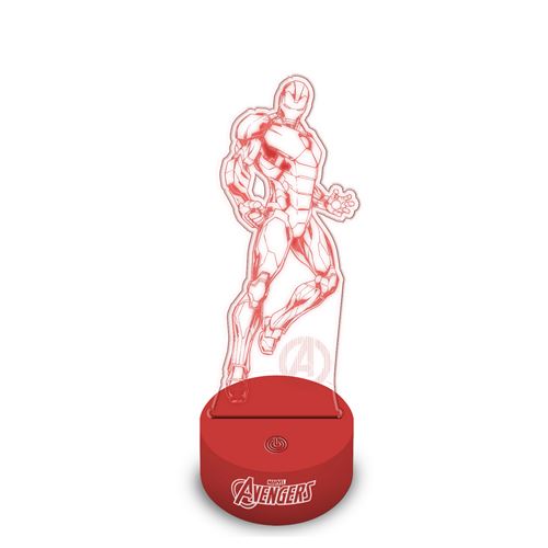Lampe de chevet - Disney Marvel iron man - en 3D - 23,5 cm
