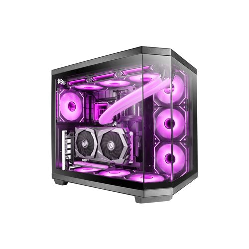 MARS GAMING - Boîtier PC MC-3TCORE - Semi-Tour ATX - Verre Trempé - USB-C - Noir - Image 3