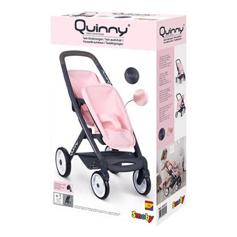Smoby poussette pour poupée Quinny Poussette jumeaux Poussette