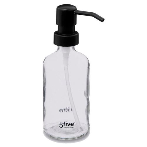 Five Simply Smart Distributeur De Savon En Verre - 250 Ml - Transparent - Image 3
