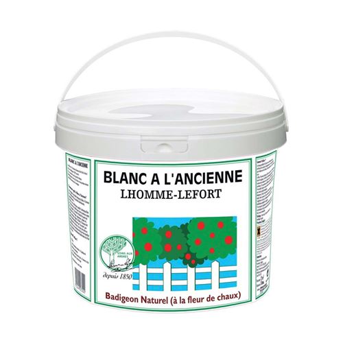 Blanc à l'ancienne badigeon naturel 1 litre