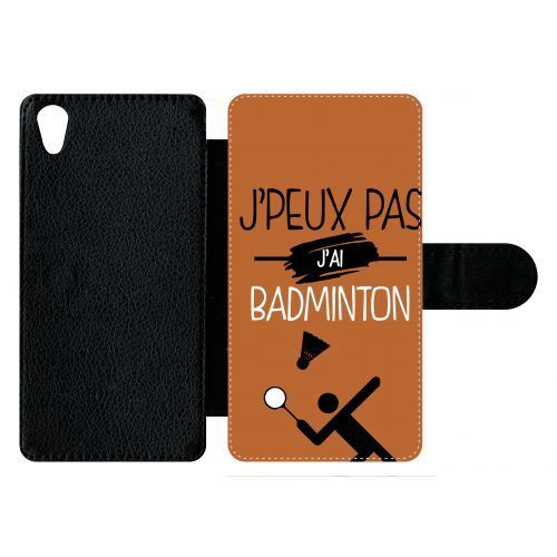 Etui sony xperia z5 j peux pas j ai badminton 8