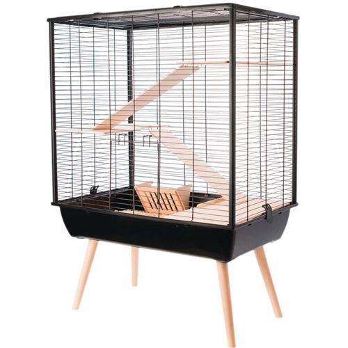 Zolux Cage Neo Cosy Grand Rongeur L 77.5 X P 47.5 X H 109 Cm Noire