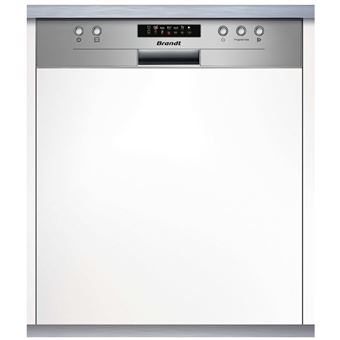 Brandt BDB424LX - Lave-vaisselle - intégrable - largeur : 59.8 cm - profondeur : 57 cm - hauteur : 81.5 cm - inox