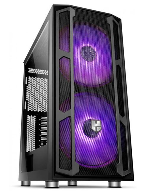 Boîtier Demi Tour Micro ATX / Mini ITX / ATX NOX NX Hummer Nova RGB Ø 20 cm Noir