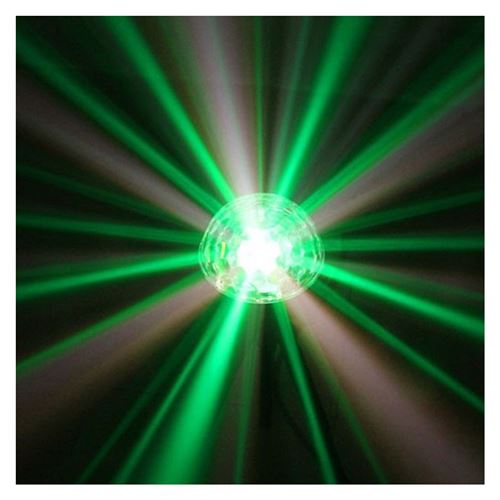 Power Lighting Sphero Led Mk2 Black - Demie sphère à led 9x3W RGBWAPPYP - finition noire