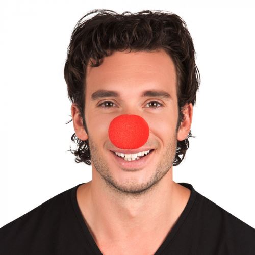 12 nez de mousse rouge de clown 55506