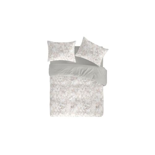 Guy Laroche Housse De Couette En Percale Iria - 220x240 Cm - Gris Stone