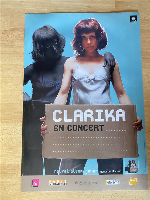 Clarika - En Concert - Joker - 40x60cm - Affiche