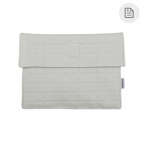 Protège-Carnet De Santé Gofre Beige 3X17X25 Cm