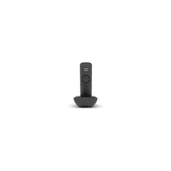 Gigaset AS690 Trio - Téléphone sans fil avec ID d'appelant - ECO DECT\GAP - noir + 2 combinés supplémentaires