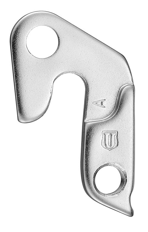 Union patte de dérailleur GH-108 avec jeu de vis 68 mm argent