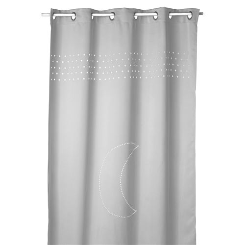 Rideau occultant Lune - 140 x 260 cm - Gris