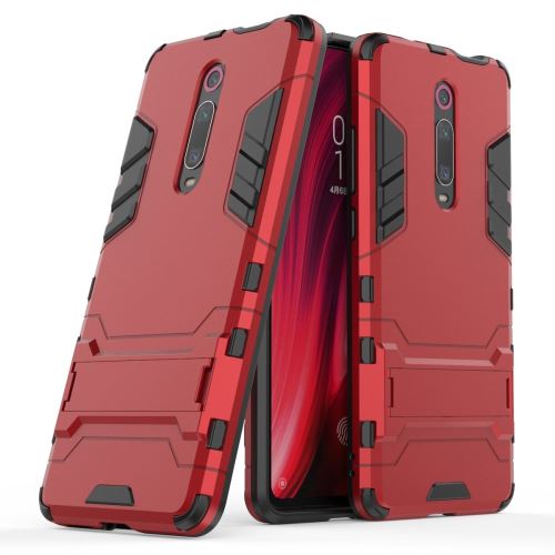 Coque Pour Xiaomi Mi 9T Anti Choc Rouge Avec Film Verre Trempé Coque Housse Etui Antichoc hfs-house®