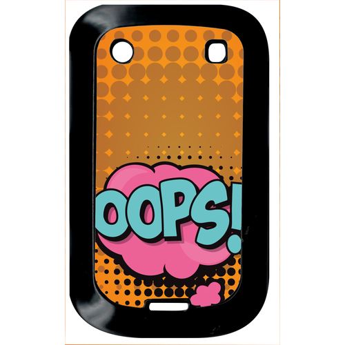 Coque Blackberry Bold 9900 Oops Fond Orange