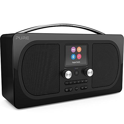 Pure Evoke H6 Prestige Edition - Dab Radio - Premium Stereo Sound - Digital Dab+ And Fm - Bluetooth Streaming - High Detail Colour Display - Black