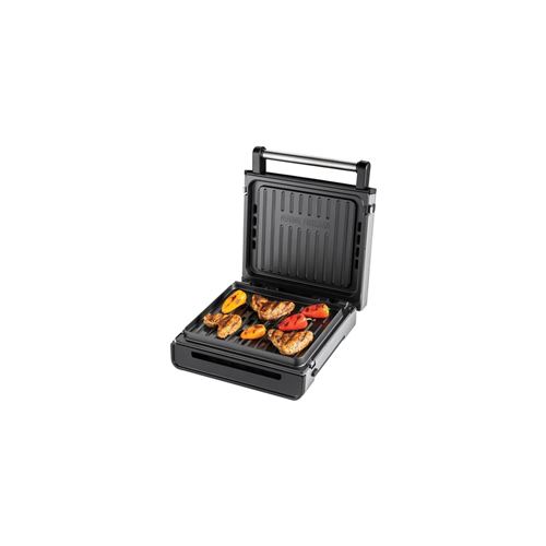 George Foreman 28000-56 Smokeless - Grill - elektrisch - roestvrij staal/zwart