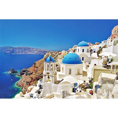 Puzzle 1000 pièces Paysage de la ville d'Oia