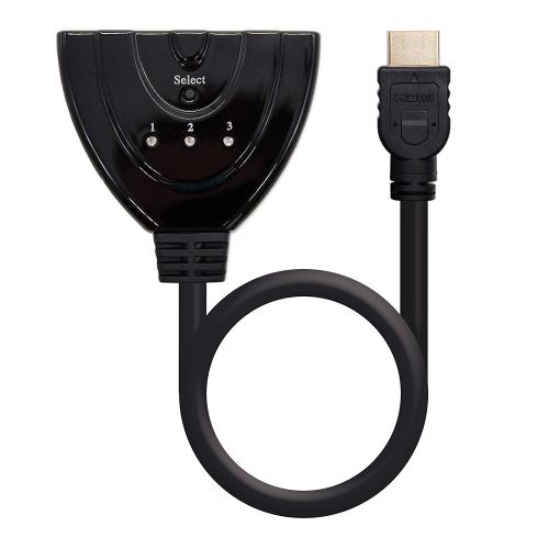 Nano Cable 10,25.2103 Câble HDMI switch 3 x 1 avec v.1,3 pigtail () 50 cm