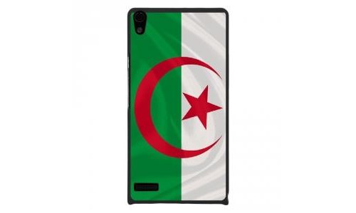 Coque rigide pour Huawei Ascend P6 avec impression Motifs drapeau de l'Algérie