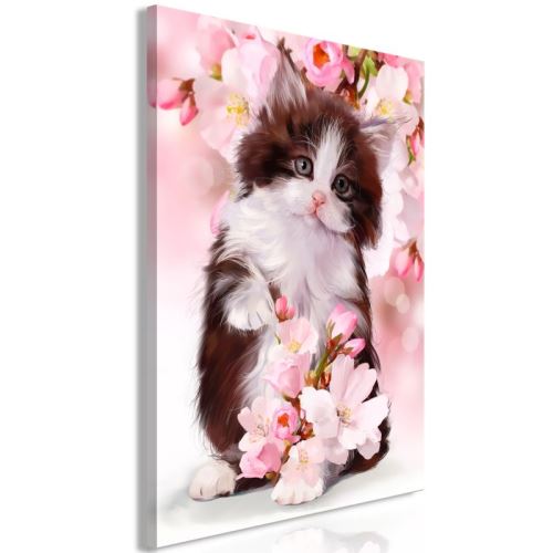 Tableau - Sweet Kitty (1 Part) Vertical .Taille : 60x90