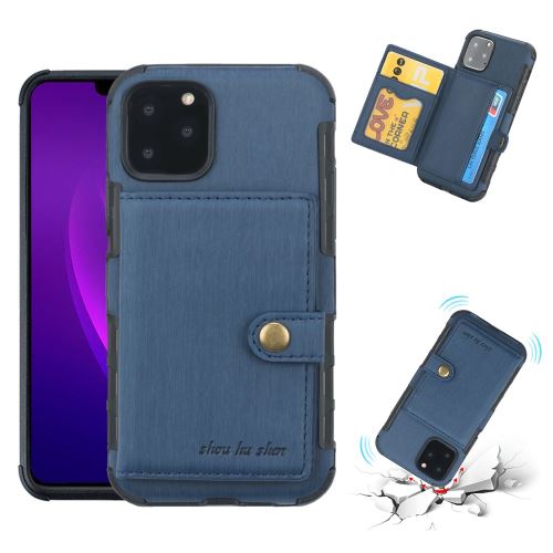 Coque de protection antichoc avec fente pour Apple iPhone 11 6.1 - Bleu