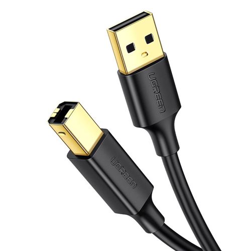 Cable Imprimante USB 2.0 A Male vers USB B Male Cordon Imprimante