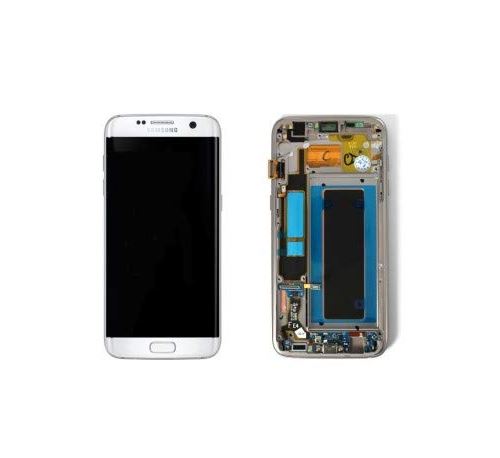 Third Party - Ecran LCD + Tactile Assemblé Samsung Galaxy S7 Edge SM-G935 Blanc - 3700936104144