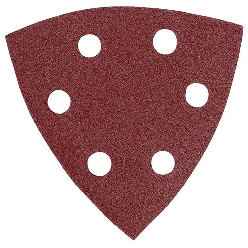 Feuilles Abrasives Triangle 94 Mm et 6 Trous D'Aspiration Grain : 40 Makita