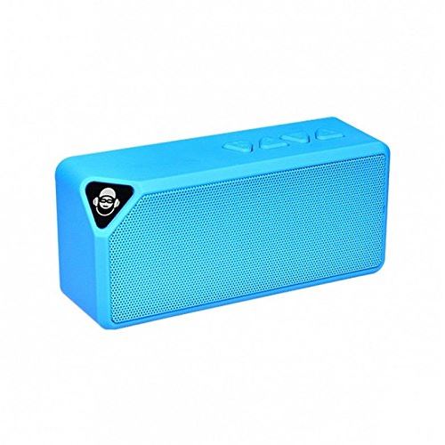 Idance Haut-parleur Bluetooth Avec Éclairage Dico Ubs Cartes Sd Bleu