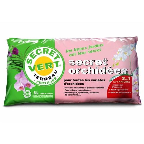 Secret Vert - Terreau pour orchidées 1,2kg