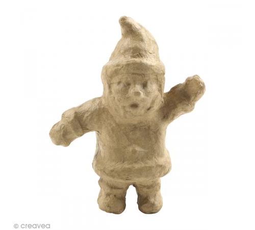 Père Noël en papier mâché - 9,5 cm