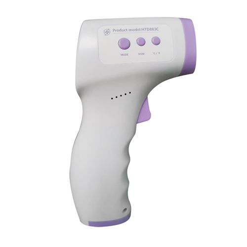 Thermomètre auriculaire frontal temporel infrarouge numérique pour bébés enfants - multicolore
