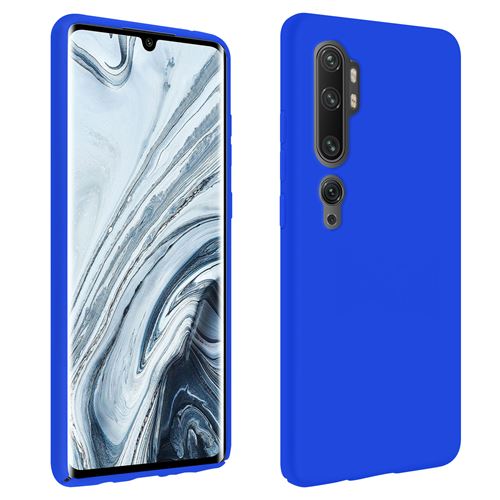 Coque Pour Xiaomi Mi Note 10 / Note 10 Pro Semi-rigide Finition Soft Touch Bleu